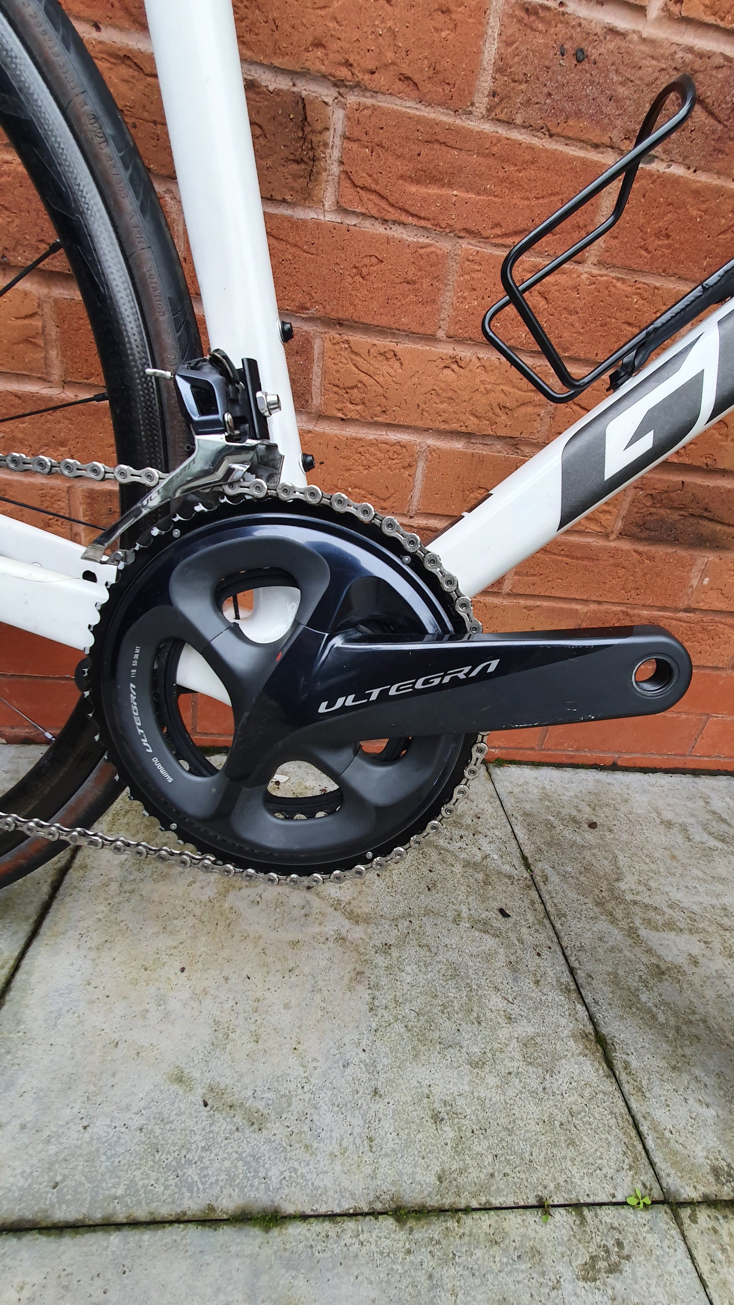 Giant TCR Advanced 1 KOM Ultegra Carbon Road Bike ZIPP M - Pearl White - Light