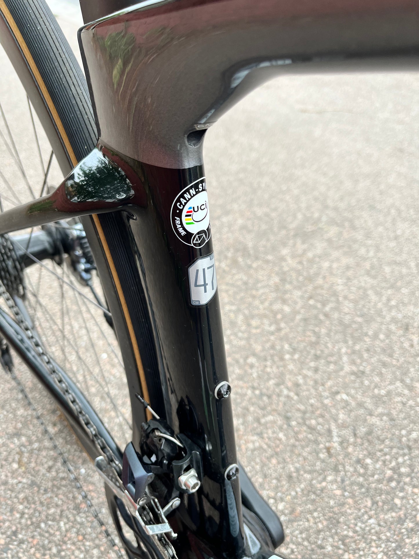 Cannondale SystemSix with ZIPP 303s size 47