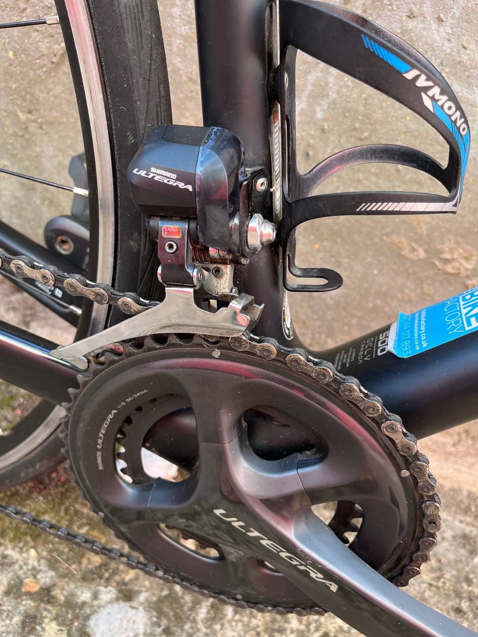 54 Trek Domane SL7 Ultegra Di2 Carbon Endurance Road Bike - Light