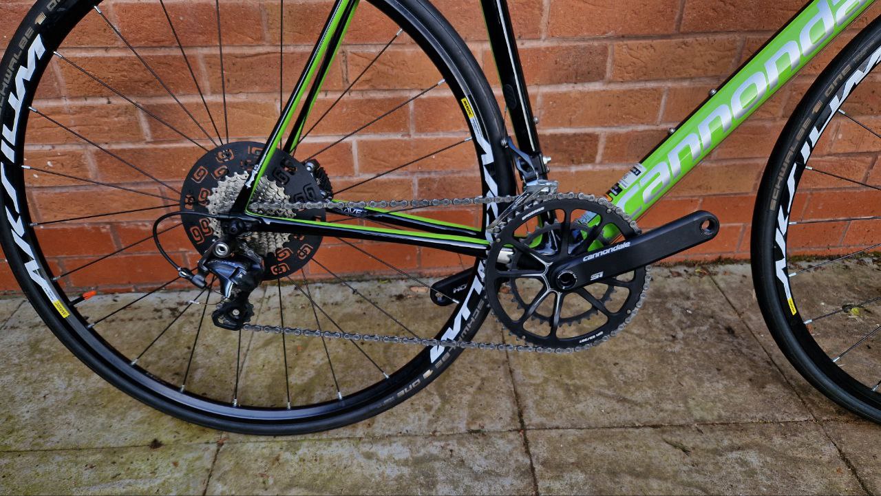 Cannondale Supersix Evo Hi-Mod Carbon Ultegra Light Disc Road Bike - Mint - 58cm