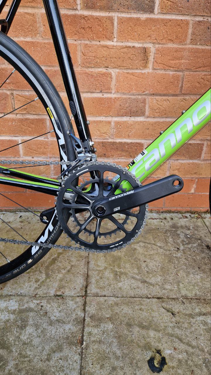 Cannondale Supersix Evo Hi-Mod Carbon Ultegra Light Disc Road Bike - Mint - 58cm