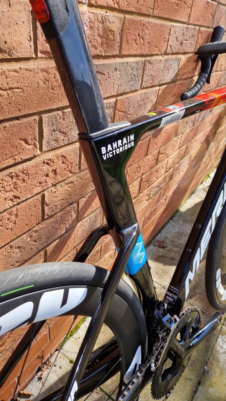 Merida Reacto 5000 Bahrain Victorious Ultegra Carbon Disc Road Bike - M 54cm