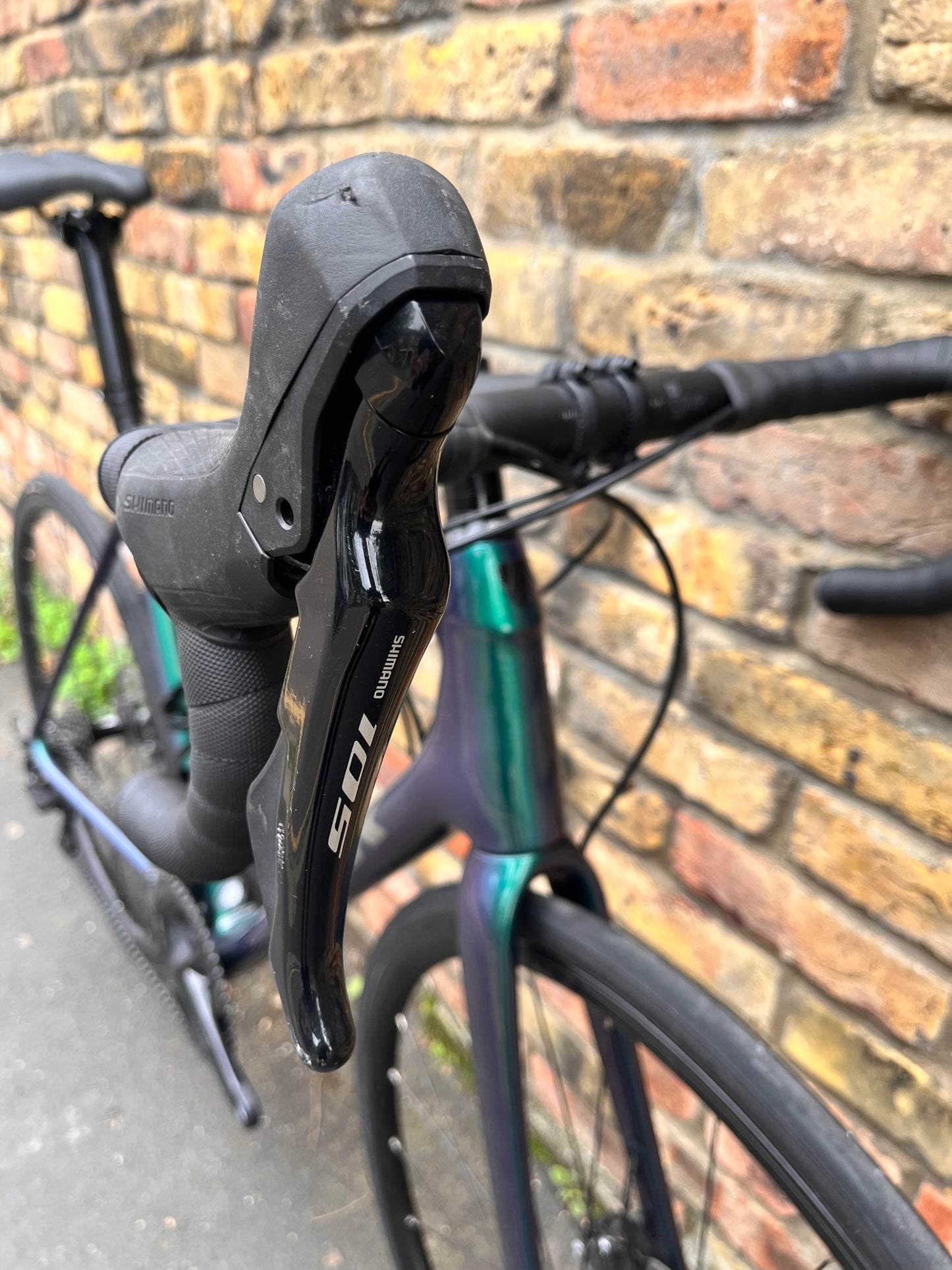 Trek Emonda SL5 105 Carbon Disc Road Bike - 56cm - Emerald Iris